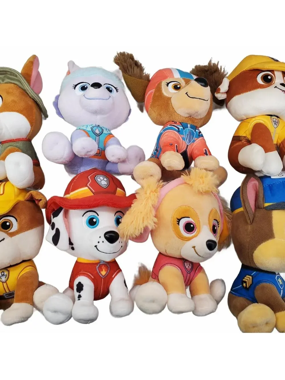 Paw Patrol Plush Toy Lot Skye Everest Rubble Chase Marshall 8